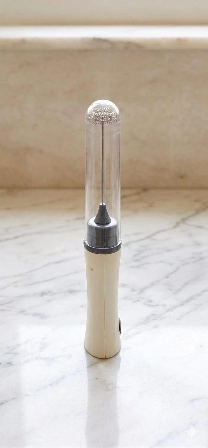 Handheld Milk Frother (Makes milk foamy quickly)