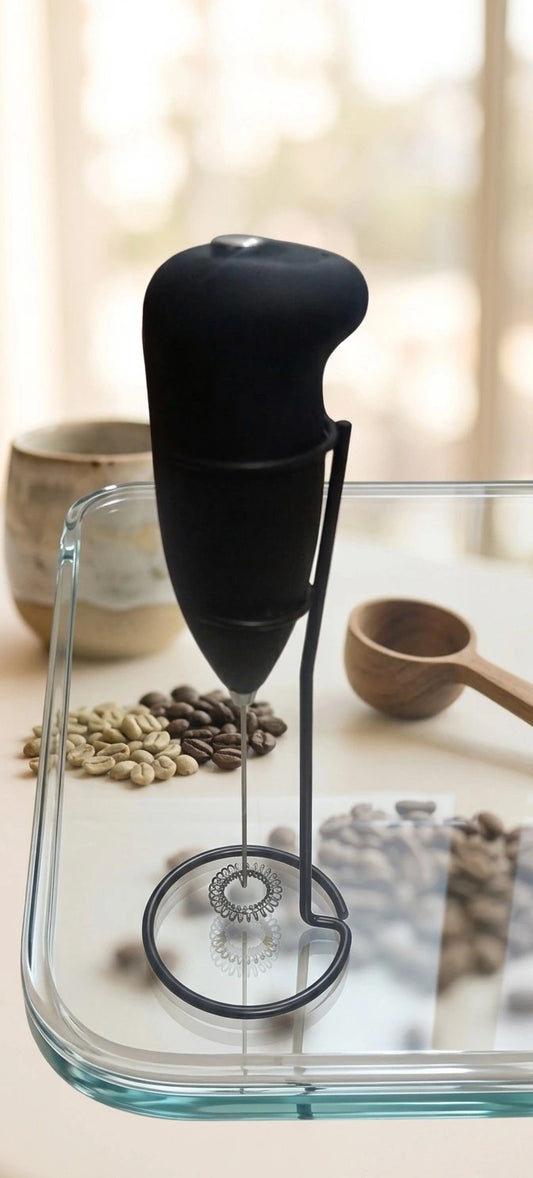Handheld Milk Frother (Makes milk foamy quickly)